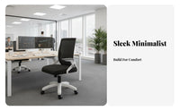 Ergonomic Task Chair Latex Seat Pad Mesh Spine Rolling Chair Adjustable Height Lumbar Support for Students, Study Room