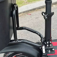 Waterproof Scooter Basket Mounting Bracket Stable Design Electric Scooter Rear Rack Easy Installation Vehicle Accessory for Commuters