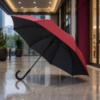 Automatic Open Umbrella with Curved Handle Classic Large Golf Umbrella Sturdy Heavy Duty for Travel