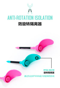 高尔夫花瓣TEE 高尔夫球钉tee 塑料球座球托练习配件golf器材用品