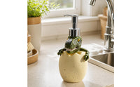 Playful Dinosaur Egg Soap Dispenser | Refillable, Dinosaur Soap Dispenser, for washroom