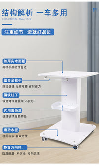 Beauty Salon Equipment Cart with Large Tabletop