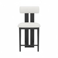 Hippo-Shaped Rearrest Stool Playful Creature Bar Design Chair Integrated Footrest Curved Rear Assistance for Homeowners, Cafe