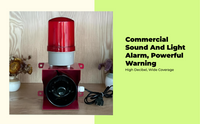 220V adjustable security alarm horn
