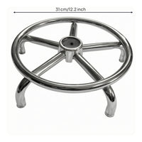 Chrome Bar Stool Base Screw Mount Chrome Stool Base Polished Shiny