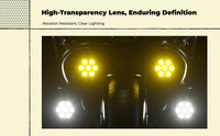 LED Motorcycle Spotlight: bright, waterproof