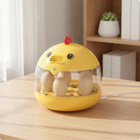 Mini Egg Hatcher Small Size Chicken Egg Hatcher Large Viewing Area Equipment for Kids, Home, Classroom