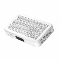 Twin Fan Nail Dust Extractor Quiet Operation Beauty Appliance Reusable Filter