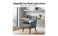 Upholstered Accent Chair Thick Cushioning Upholstered Shell Chair Easy Assembly