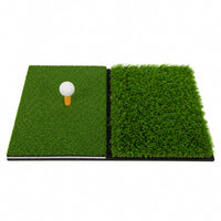Foldable Indoor Golf Practice Mat with Dual Grass Surface, 40x60 cm