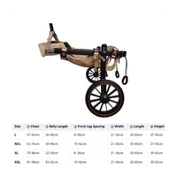 Pet Wheelchair Training Walking Aid Rear Support Wheelchair Adjustable Frame