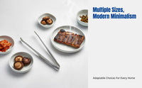 Stainless Steel Food Tongs, 430 Korean BBQ Tongs, Round & Pointed Head, Modern minimalist design, Anti-Scald, Kitchen, Buffet