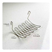 Drainage Utensil Rack Hooks on Back Utensil Drying Basket Space-Saving