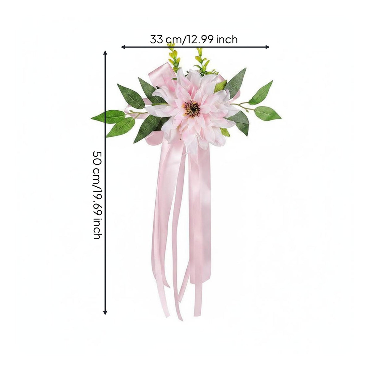 Wedding Car Flower Decoration European Design Door Handle Flower Easy to Install