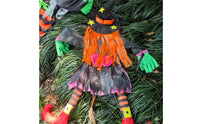 Tree-Climbing Witch Spooky Halloween Decoration Playful Ornament for Spooky Attraction