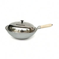 Wok Handmade Aluminum Wok Thickened for Kitchen