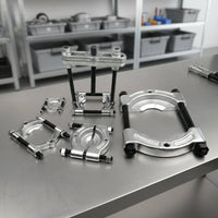 Bearing Puller Set Robust Duty Bearing Remover Kit Wheel Hub Shaft Puller Kit Heat-Treated Steel Exact Crafted for Mechanics