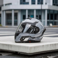 Modular Helmet Removable Helmet with Dual Visor Washable for Motorcyclists, Commuters, Long Distance Riding
