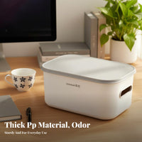 Lidded Pfinalic Container particle-proofproof Lidded Utility Case multi-purpose for Desktop