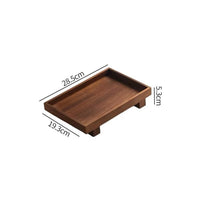 Walnut Wood Tray with Chinese Style for Home Decoration and Storage