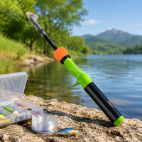 Verdant Childrens Fishing Rod, 1.2m Fishing Set for Kids with Reel & Line, Junior Fishing Kit for Micro Aquatic Animals
