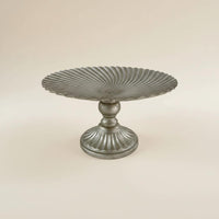 Vintage Flower Stand Multi-Use Metal Pedestal Tray Elegant for Hotel, Banquet