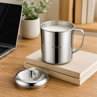 Stainless Steel Mug Tumbler with Lid, Heat and Cold Retention, Vacuum Insulated, Office, Outdoor