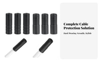 Plastic Bike Cord End Ferrules Prevents Fraying Plastic Bike Cord Debris Ferrules Easy to Install Long-Lasting for DIY Hobbyists