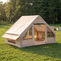 Easy Setup Inflatable Cabin Tent Spacious Inflatable Tent Self-Supporting Shelter Portable for Backyard