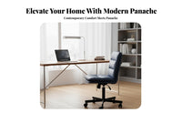 Space-Saving Upholstered Rotate Chair Ergonomic Supportrest Scalloped Support Rolling Chair Height Adjustable Padded Pad