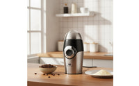 Stainless Steel Electric Grinder Upright Multifunction Grinder Multi-Function Multifunctional Grinding Machine Space-Saving for Cooks, Home Brewers, Kitchen, Countertop