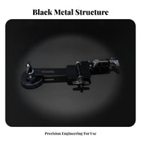 Quiet Practice Padded Bass Drum Mute Matte Black Bass Drum Mute Metal Hardware Music Accessory Slotted Arm
