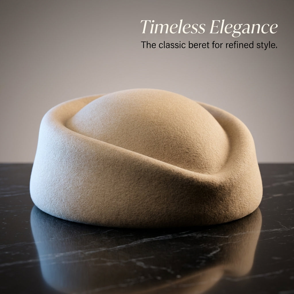 Pillbox Hat for Women Stewardess Uniform with Round Top Design, Lightweight Non-Woven Material Airline Attendant Cap for Band Performance