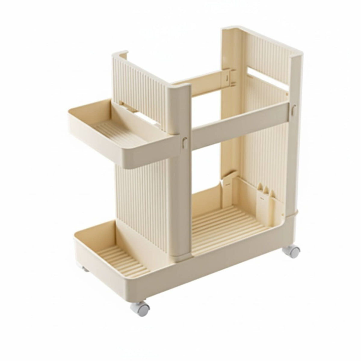 Exercise Accessories Storage Cart Large Capacity Rolling Exercise Accessories Rack Heavy Duty Rolling Gym Organizer for Families, Living Room