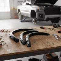 4 Pieces Wheel Arch Guard Scratch Protection Wheel Arch Anti-Collision Arch Strip Long-Lasting Truck Part Easy to Install