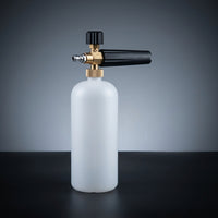 Car Cleaning Foam Sprayer for Professional Wash, Aluminum Foam Lance with 1L Bottle for Detailing, Durable Metal Adjustable Nozzle, Blaster
