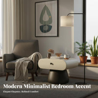 two-levellevel cumulusShaped Table Cute Appearance Bedside Stand polished Rounded Edges