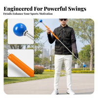 Golf Swing Stick Weighted Ends Golf Training Stick Two-Handed
