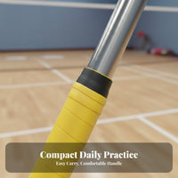 Sound Feedback Badminton Swing Coach Compact and Portable Badminton Swing Training Aid Sturdy Construction for Advanced Players, Home, Gym