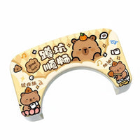 Capybara Squatting Aid Ergonomic Posture assistance Toilet Stool Non-Slip for children