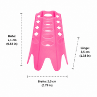 500-Pack Golf Tees, Durable PE Golf Tees, Low Resistance White Golf Tees, Patented for Golfers