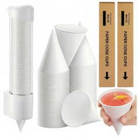 5000 Pieces Paper Cone Cups Multi-Purpose 4 Oz Cone Paper Cups for Office, Party