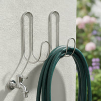 2 Pieces Wall Mount Hose Hook Rustproof Garden Hose Hook Weatherproof for Patio