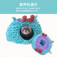 【秋冬新品】安哥鲁珊瑚礁窝冬季吊床安格鲁雪貂窝加绒保暖冬天窝