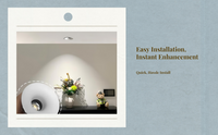 Adjustable anti-glare downlight