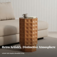 Imperfectly Perfect Aesthetic Aesthetic Irregular Shaped Coffee Table Vintage artistic Nightstand Sculptural Design Bedside Piece Minimalist for Interior Designers, Residents, Bedroom, Lounge Area, Office, Entryway