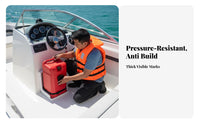 External Board Engine Petrol Reservoir Anti-Static Portable Boat Gas Reservoir Boat Petrol Container Sturdy Material Vehicle