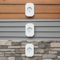 Siding Mounting Block with Electrical Box Bright Outdoor Light Mounting Block Rectangular for Electricians, Home Improvement Enthusiasts