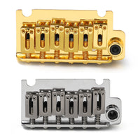 10.5mm Electric Guitar ST Single Tremolo Bridge, 2-Point Tremolo Bridge with Tailpiece