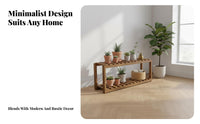 Multi-Tier Succulent Stand Space-Saving Display Shelf Easy Assembly for Balcony